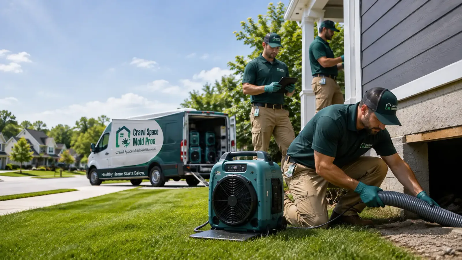 Crawl Space Mold Removal in Catlin, IL
